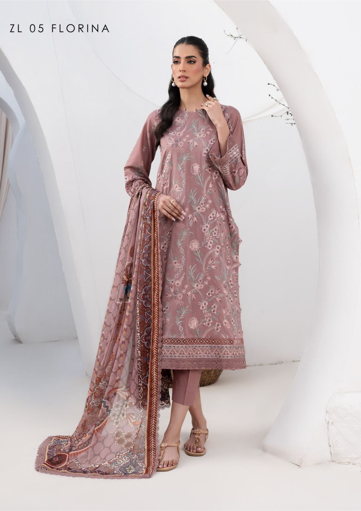 Zarif Eid Lawn'24 ZL-05 FLORINA