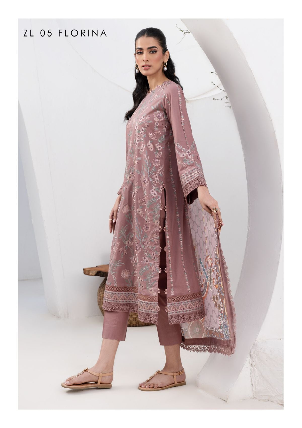 Zarif Eid Lawn'24 ZL-05 FLORINA