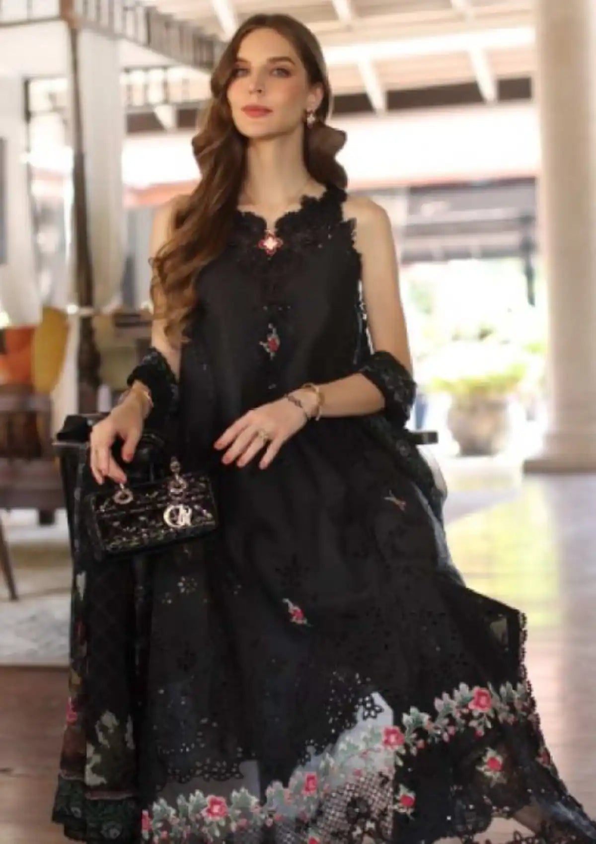 Noor By Saadia Asad Eid Luxury Lawn'25 D-4A