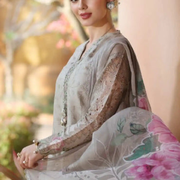 Noor By Saadia Asad Eid Luxury Lawn'25 D-1B