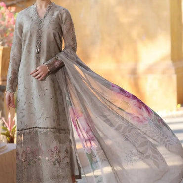 Noor By Saadia Asad Eid Luxury Lawn'25 D-1B