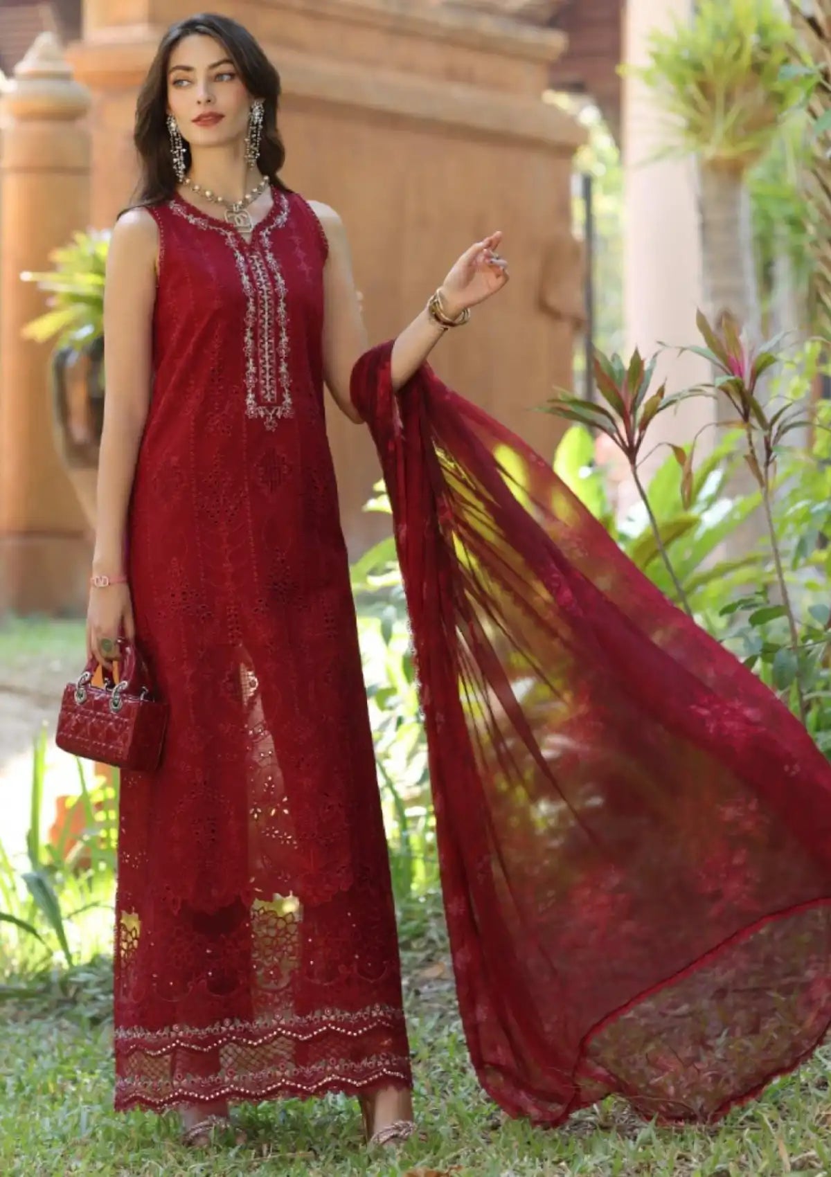 Noor By Saadia Asad Eid Luxury Lawn'25 D-7A