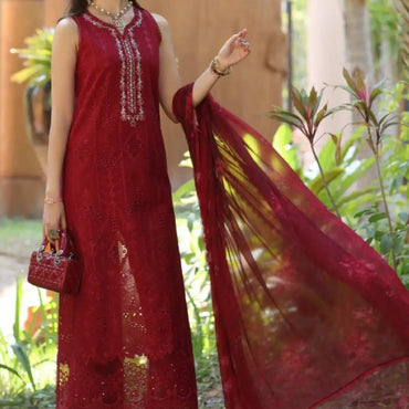 Noor By Saadia Asad Eid Luxury Lawn'25 D-7A