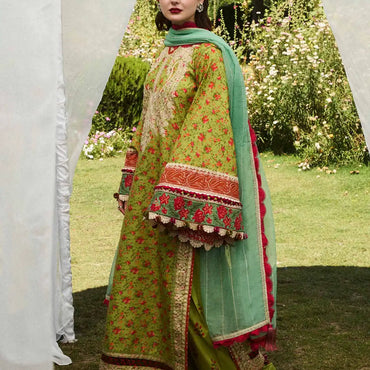 Hussain Rehar SS Lawn'24 D-07 SHEIN