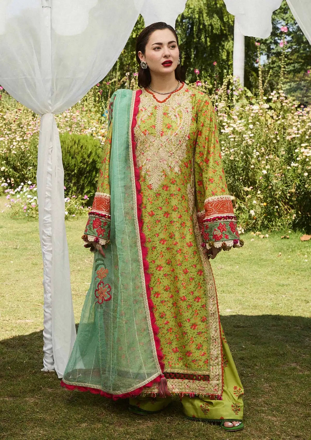 Hussain Rehar SS Lawn'24 D-07 SHEIN