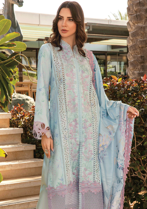 Lawn Collection - Rang Rasiya - Carnation - RSC24#9 - Ocean