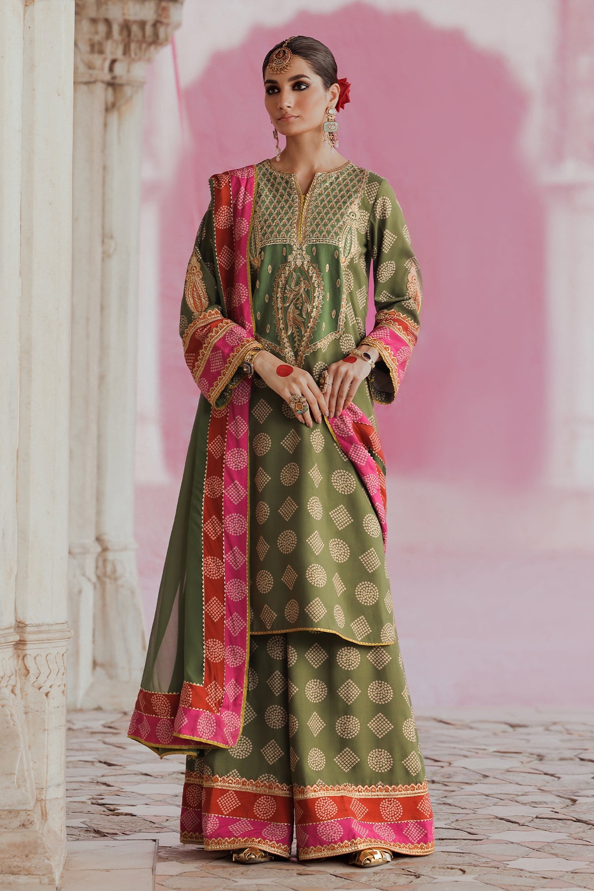 CHARIZMA 3-PC UNSTITCHED EMBROIDERED SILK COLLECTION CTW4-01