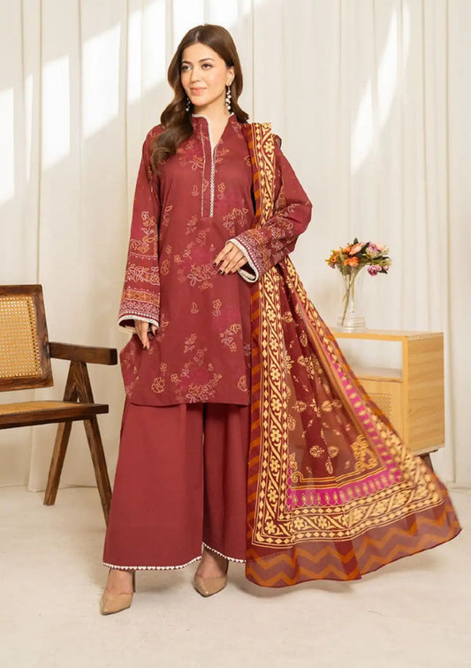 Coco by Zara Shahjahan Sule Printed Lawn'25 Vol-01 D-10