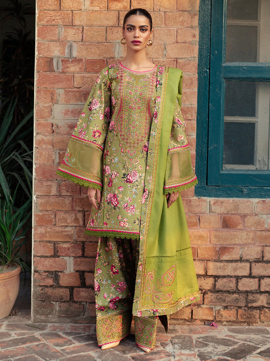 56 - B | 3 PC KHADDAR UNSTITCHED