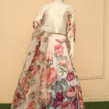 Hand Painted Lehnga 2024