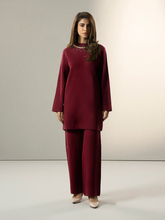 Lime light Knitted Co-ord Set