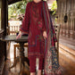 3 Piece Unstitched Embroidered Twill Linen Suit 7A