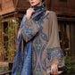 3 Piece Unstitched Embroidered Twill Linen Suit 6A