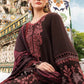 3 Piece Unstitched Embroidered Twill Linen Suit 4A