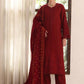 Noor By Saadia Asad Pashmina Shawl'25 D-05 Ember
