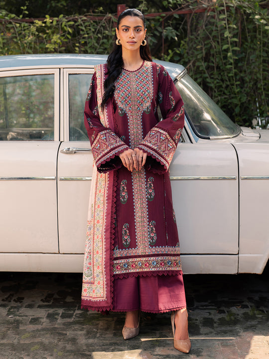 57 - A | 3 PC KHADDAR UNSTITCHED