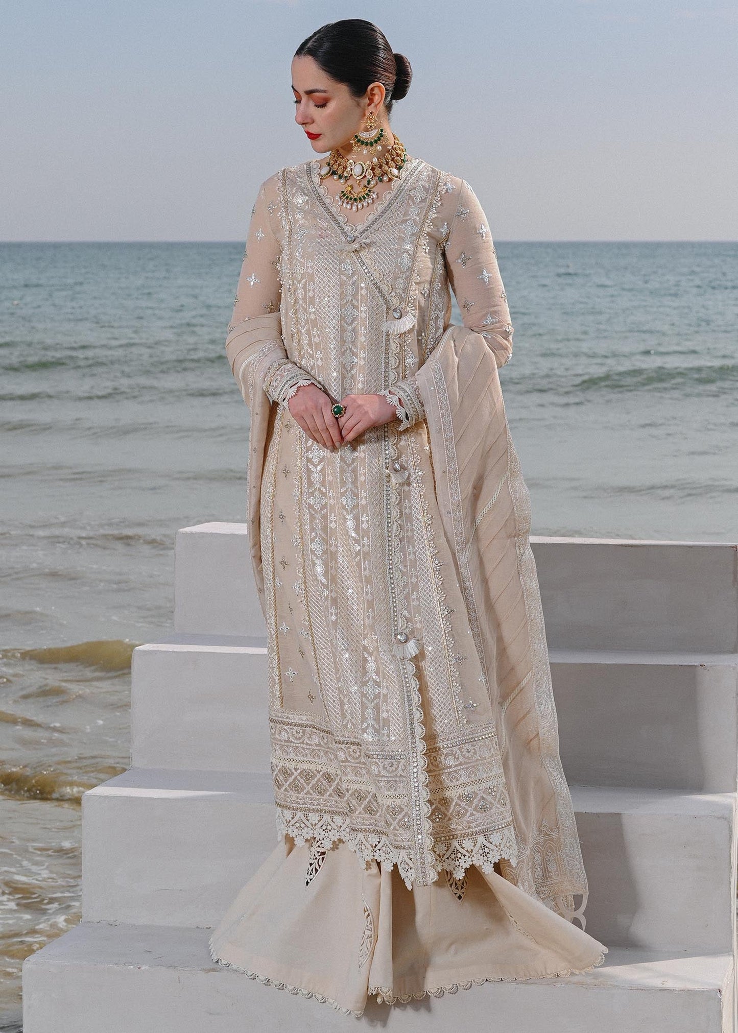 Qalamkar Meral Summer lawn'23  D-01