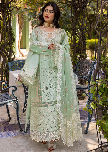 701 - B | 3 Piece Luxury Unstitched - Summer Lawn