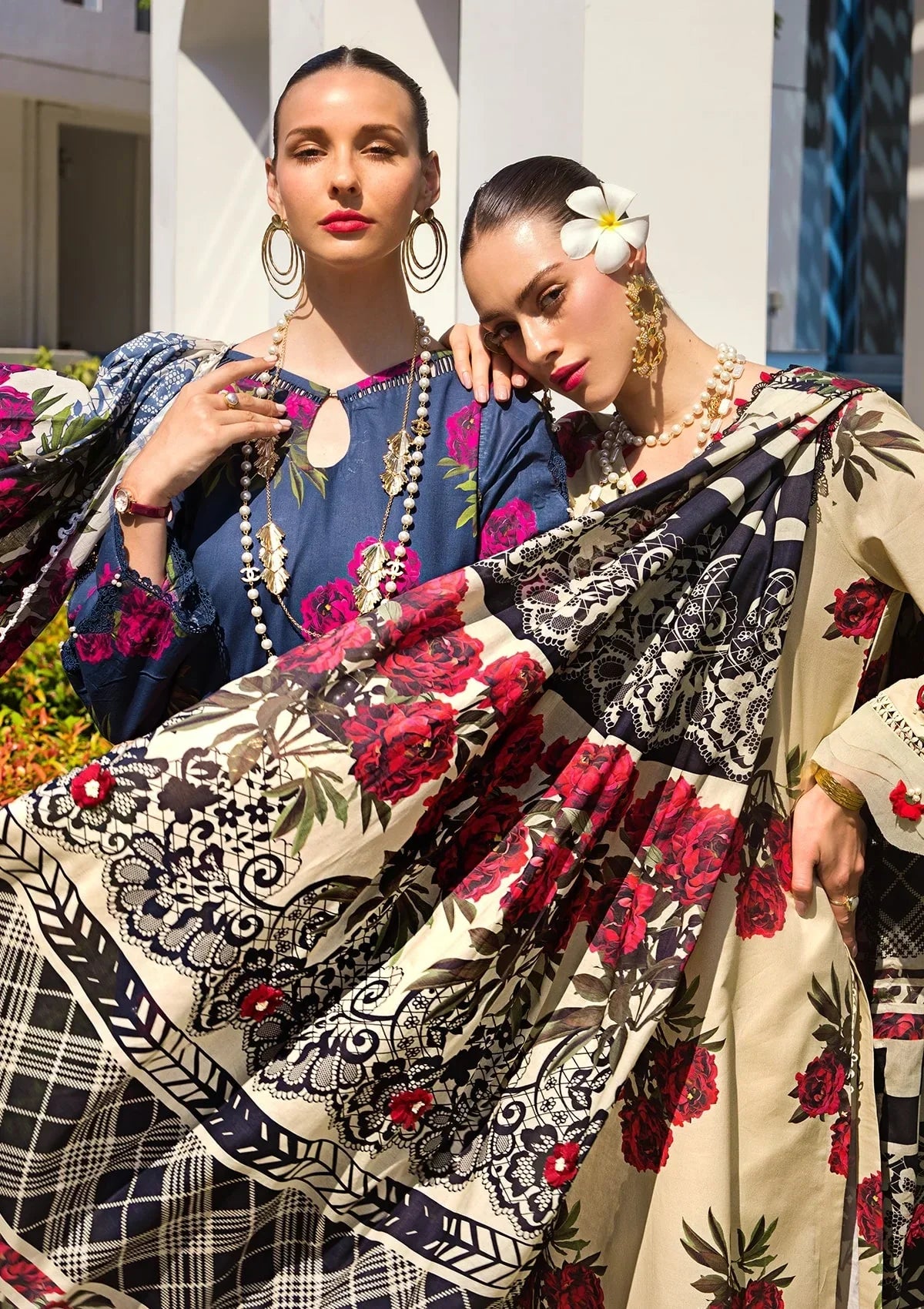 Elaf Prints Lawn'24 EOP-03A SWAN