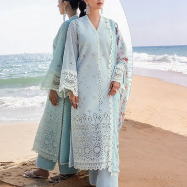 Zainab Chottani Luxury Chikankari'24 D-02B Nora