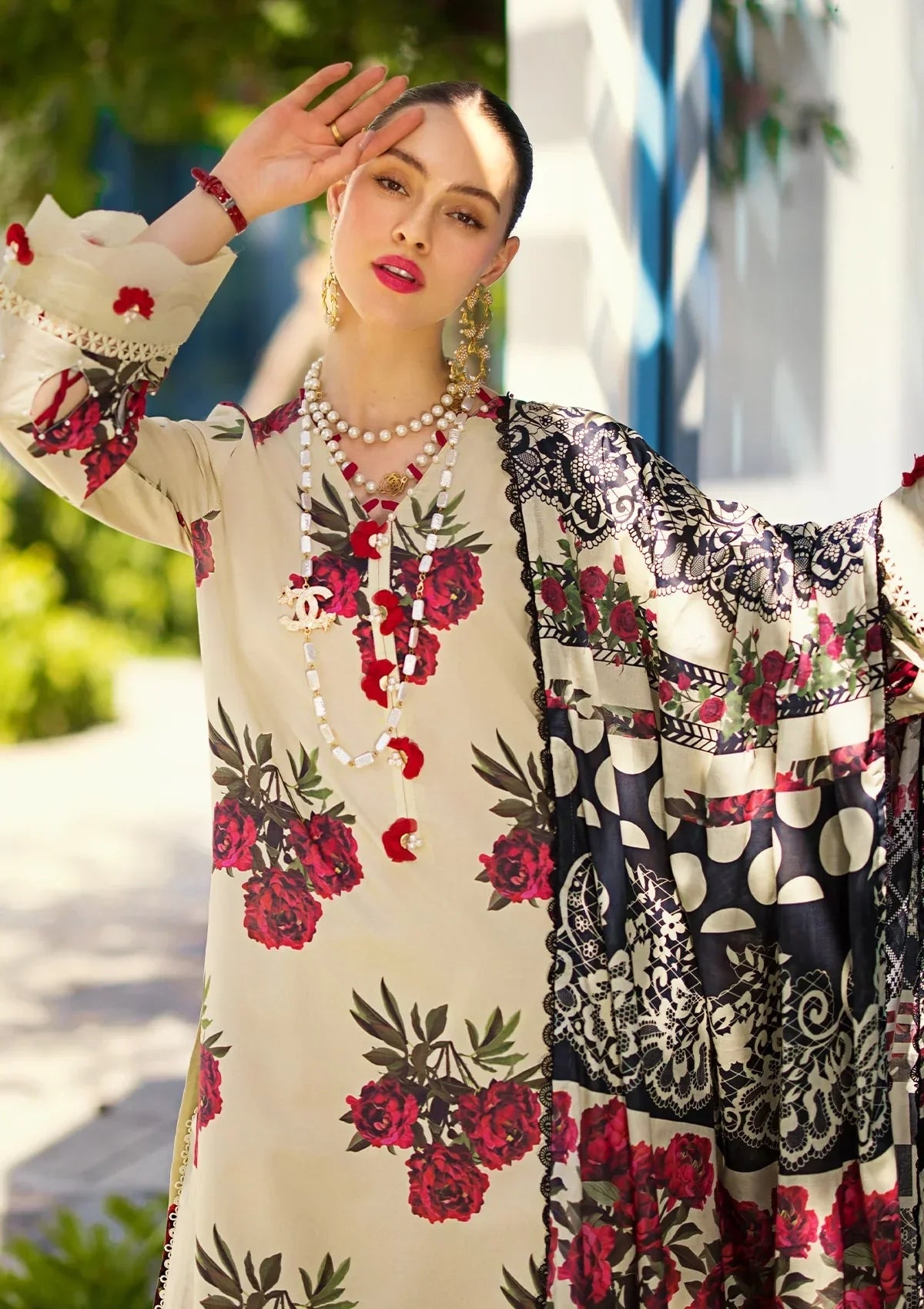 Elaf Prints Lawn'24 EOP-03A SWAN