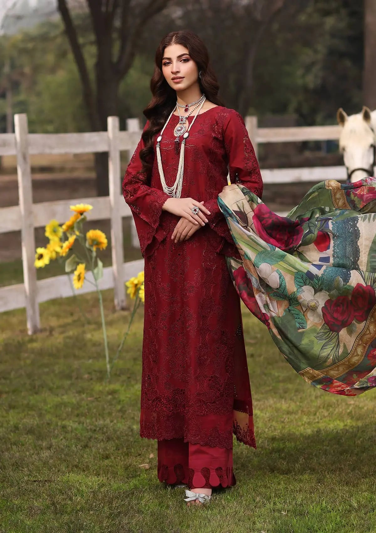 Kahf Festive Lawn'24 KFL-02 ALORA