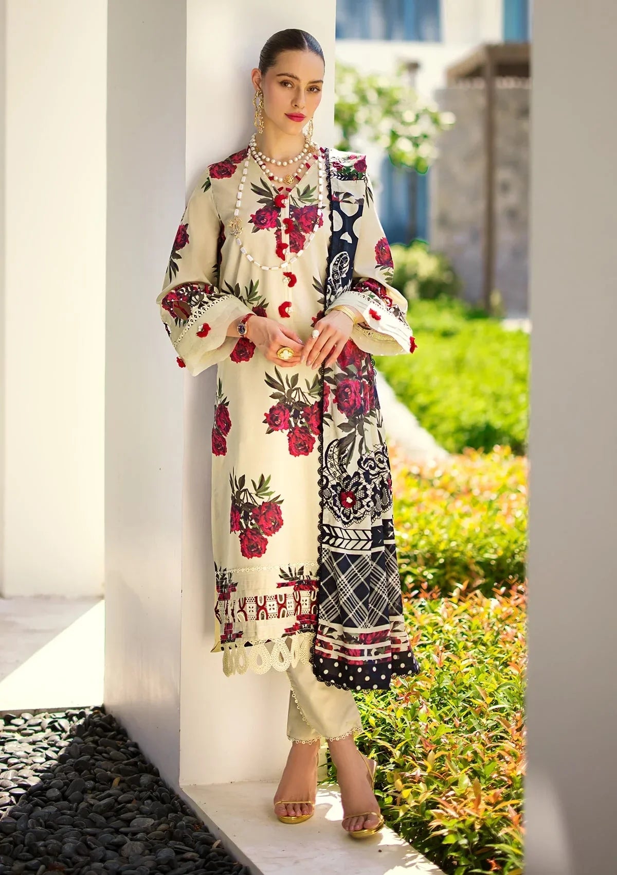 Elaf Prints Lawn'24 EOP-03A SWAN