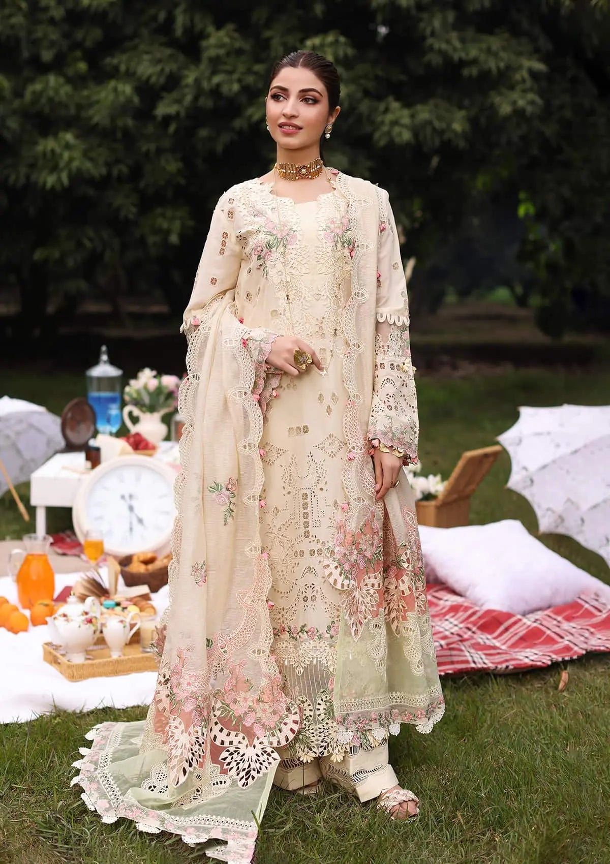 Kahf Festive Lawn'24 KFL-07 SHIREEN