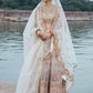 HUSSAIN REHAR-PAAR UNSTITCHED FORMAL'22- RAYA (IVORY)