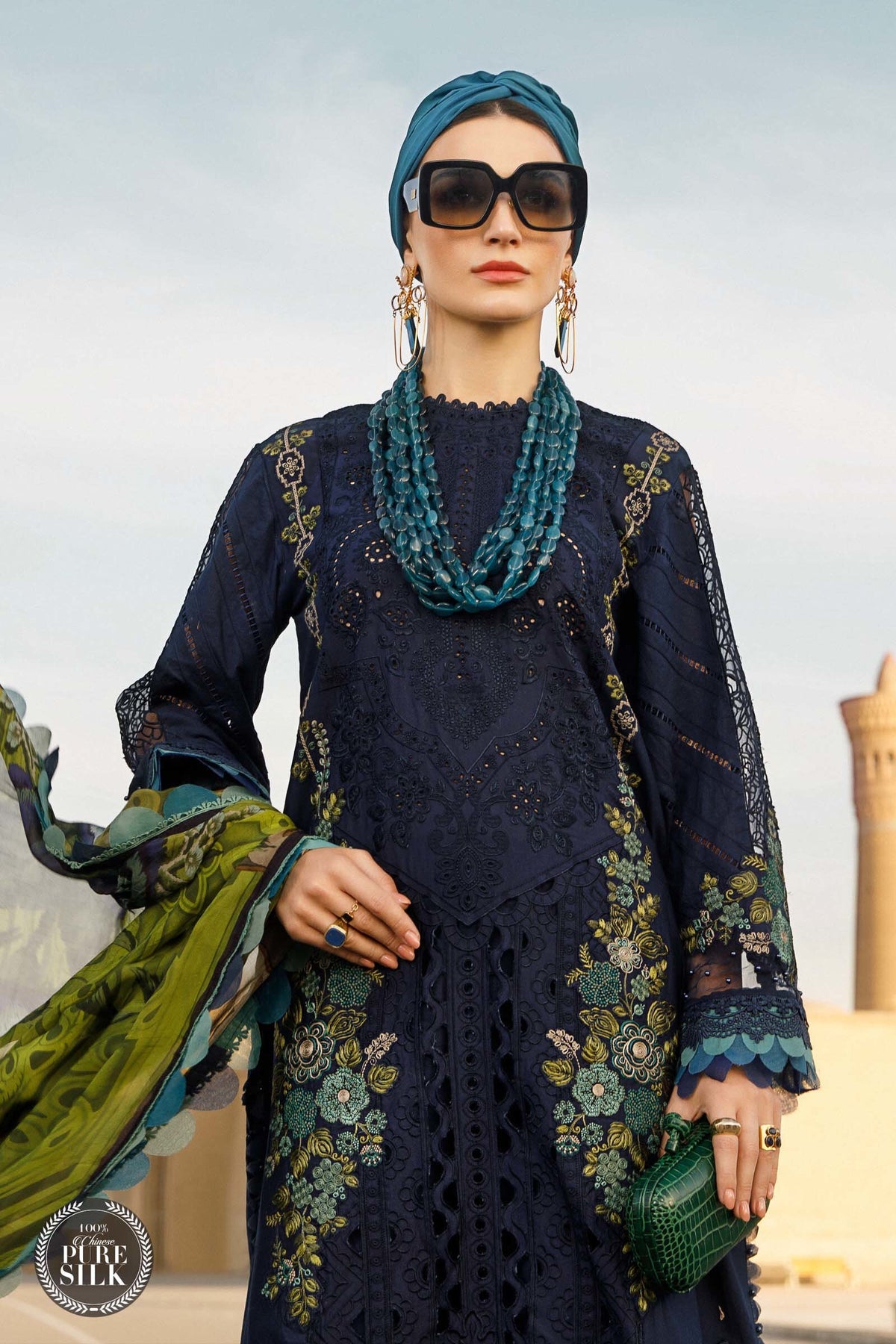 MARIA B LUXURY LAWN'23 D-13B