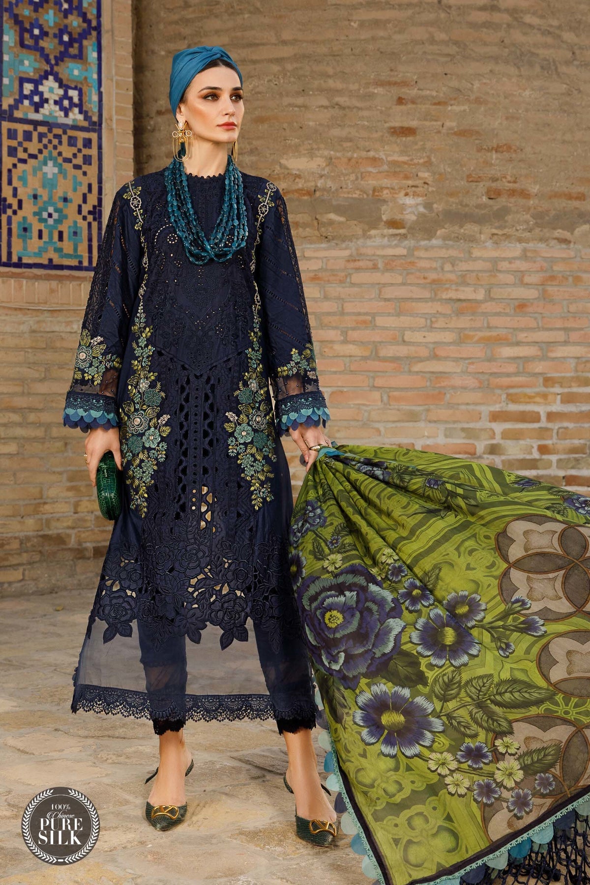 MARIA B LUXURY LAWN'23 D-13B