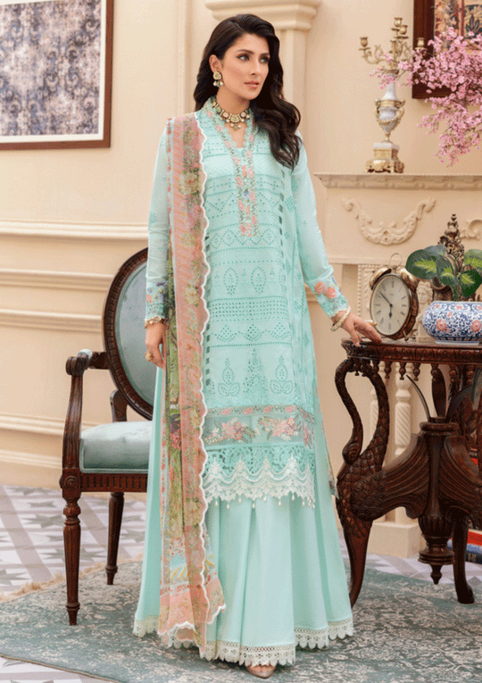 LAWN COLLECTION - NOOR - SAADIA ASAD - EID - LASERKARI - D#5