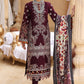 Elaf Luxury Winter'22 ELW-06- Berry