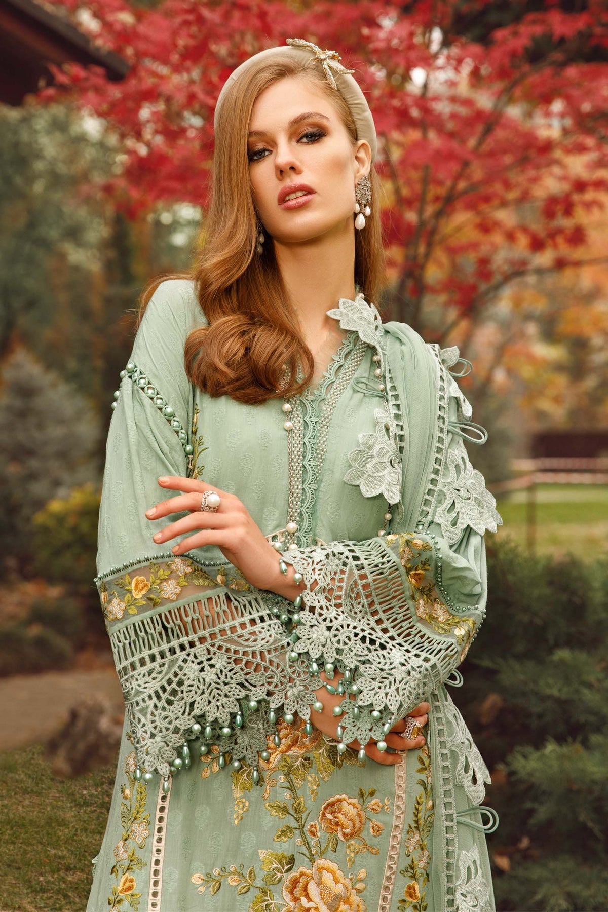 MARIA B LUXURY LAWN'23 D-2B