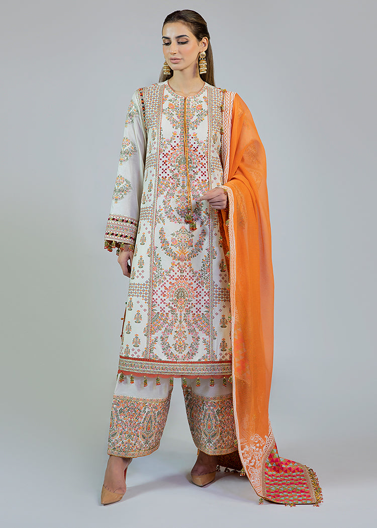 Hussain Rehar Roshan Luxury lawn'23 (MOTIYA)