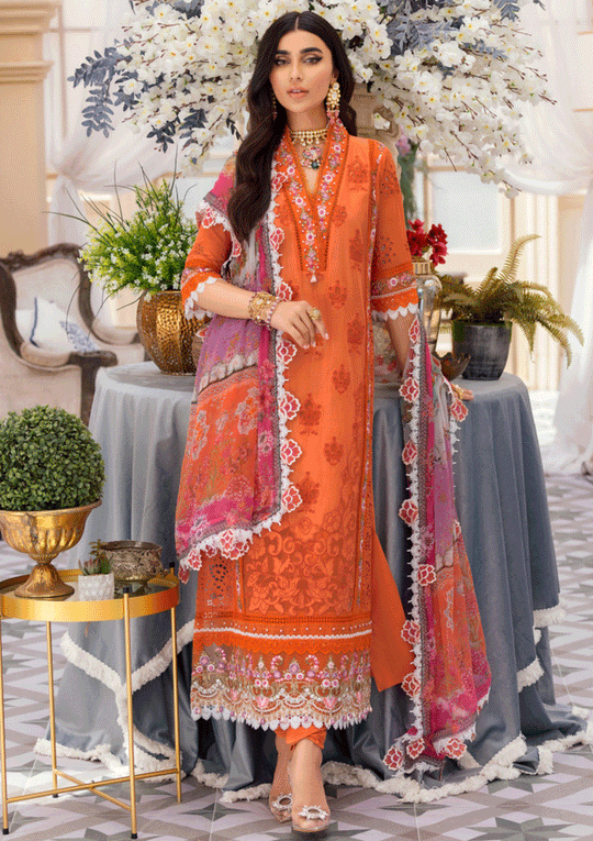 LAWN COLLECTION - NOOR - SAADIA ASAD - EID - LASERKARI - D#8