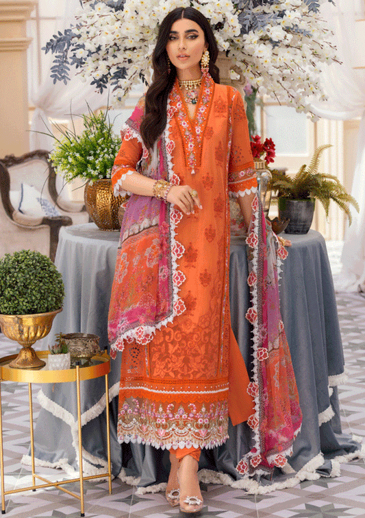 LAWN COLLECTION - NOOR - SAADIA ASAD - EID - LASERKARI - D#8