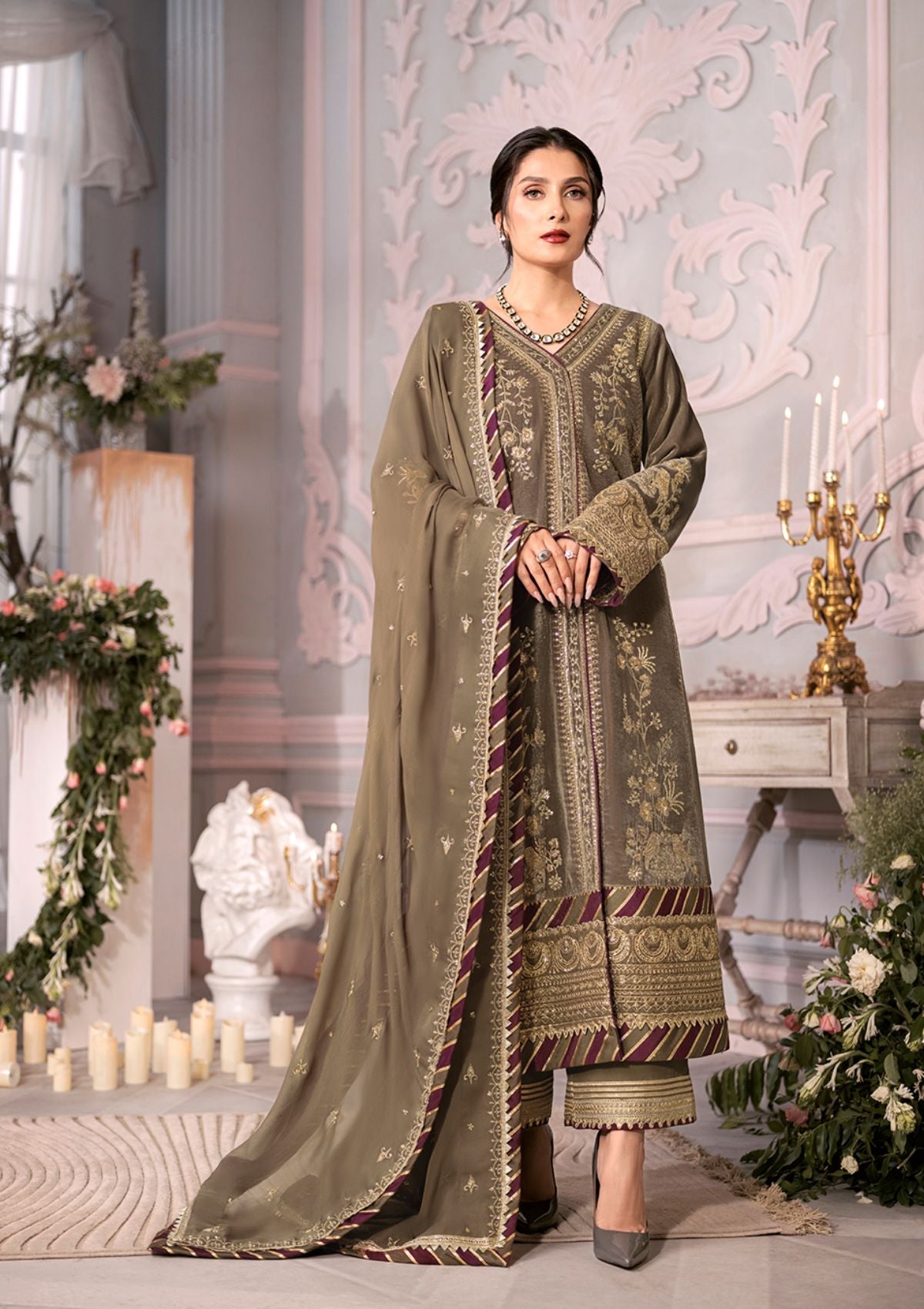 Asim Jofa Makhmal Royal Velvet '22 AJAM- 03 (Peridot)