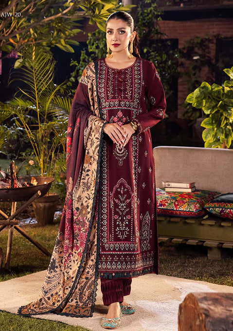 Asim Jofa Asra Winter Printed Shawl'22 AJW-20