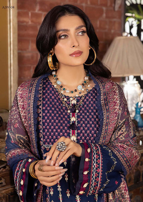 Asim Jofa Asra Winter Printed Shawl'22 AJW-04