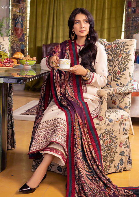 Asim Jofa Asra Winter Printed Shawl'22 AJW-02