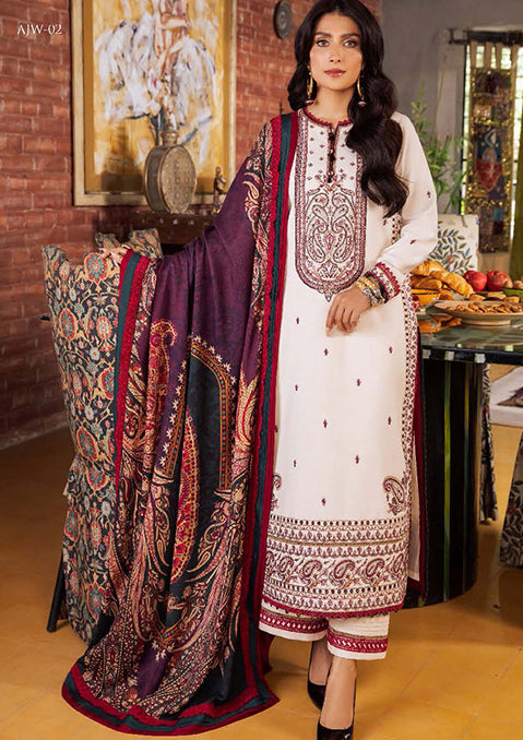 Asim Jofa Asra Winter Printed Shawl'22 AJW-02