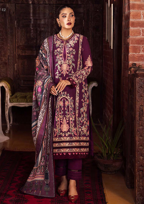 Asim Jofa Asra Winter Printed Shawl'22 AJW-12