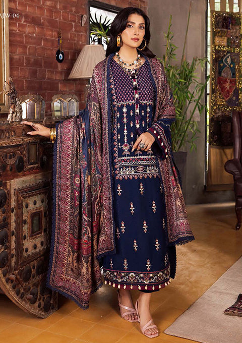 Asim Jofa Asra Winter Printed Shawl'22 AJW-04
