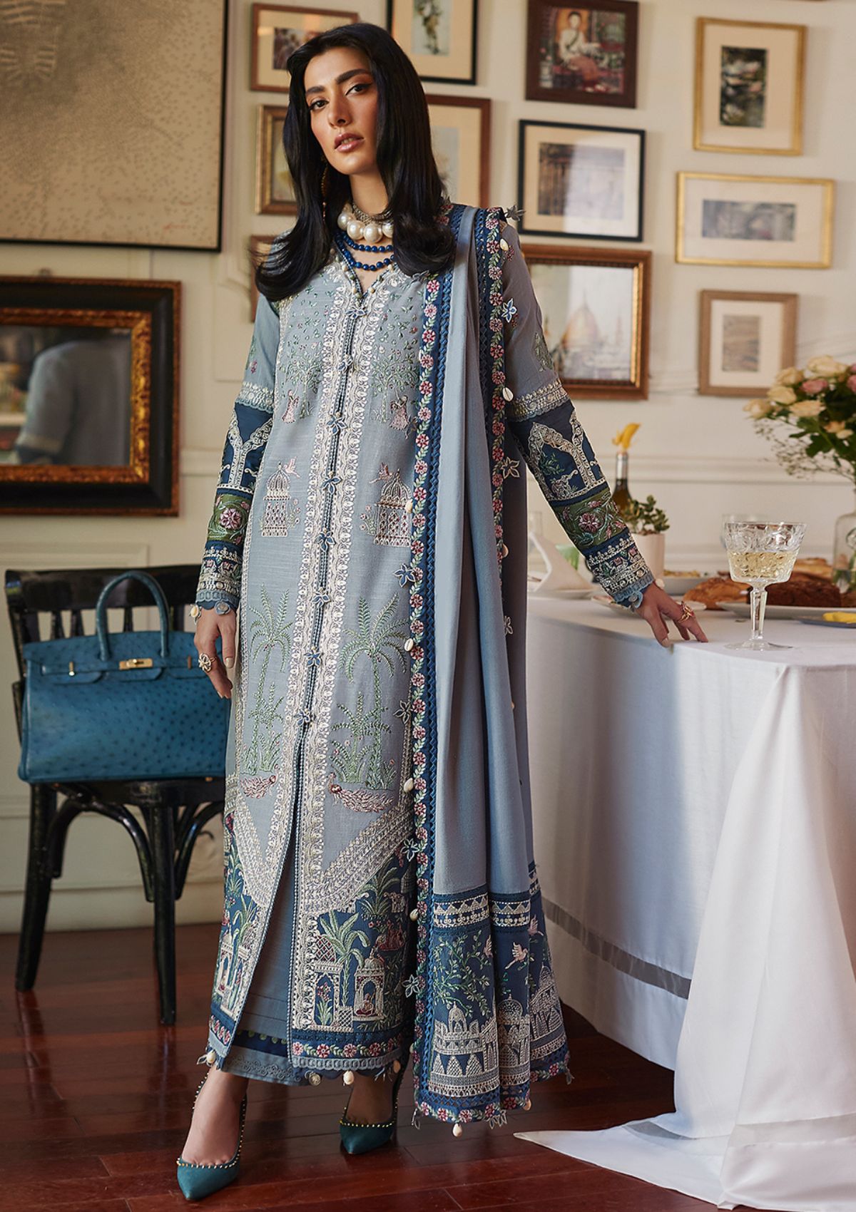 Elan Winter Unstitched'22 EW-05 (Larmina)