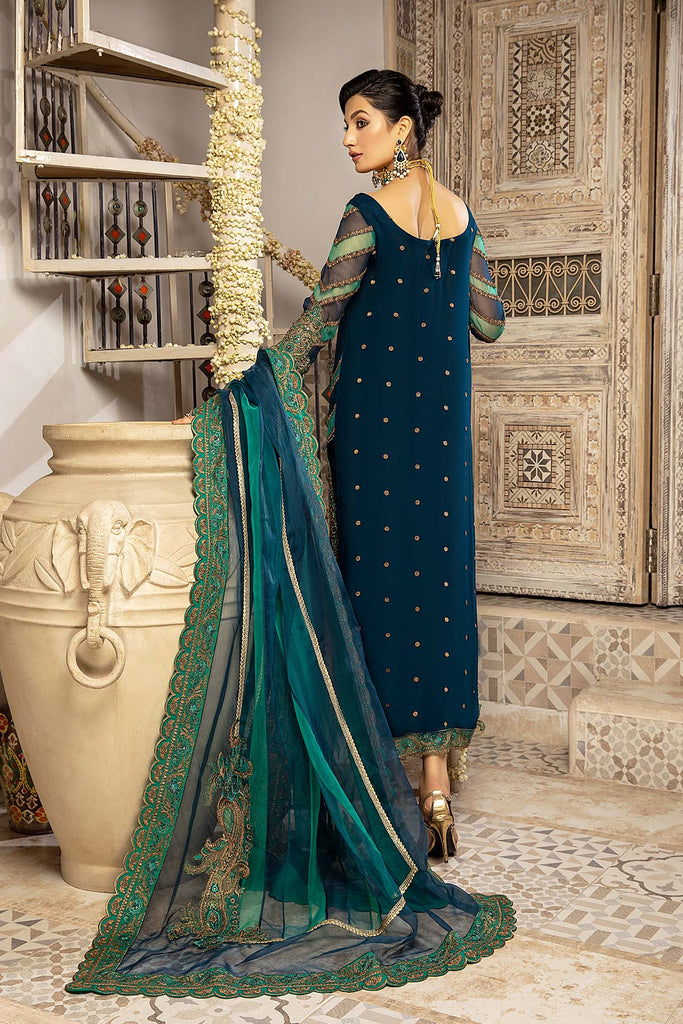 Charizma Unstitched Formal Chiffon Collection DJ22-03