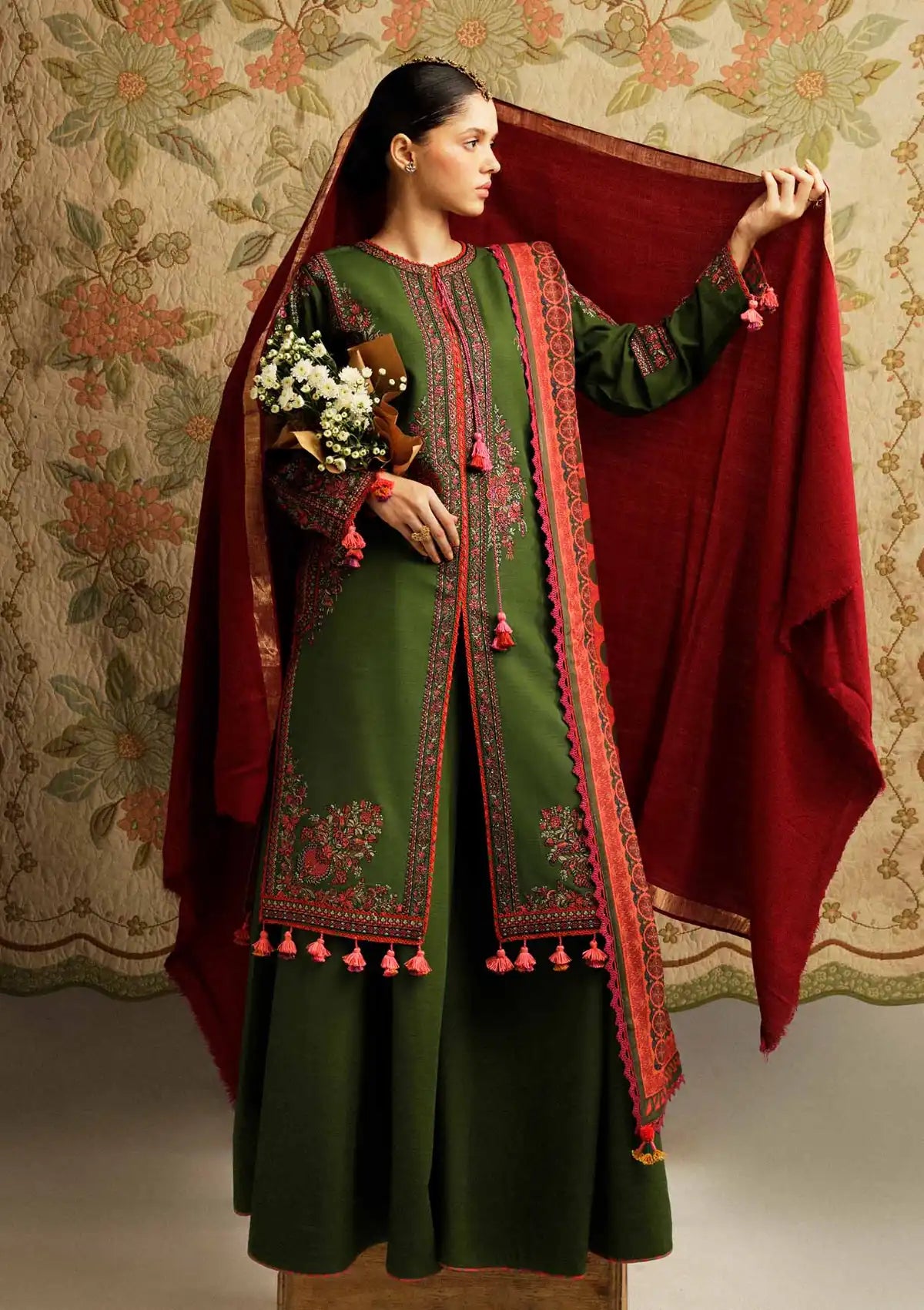 Hussain Rehar Winter Shawl Khaddar'23 Taal