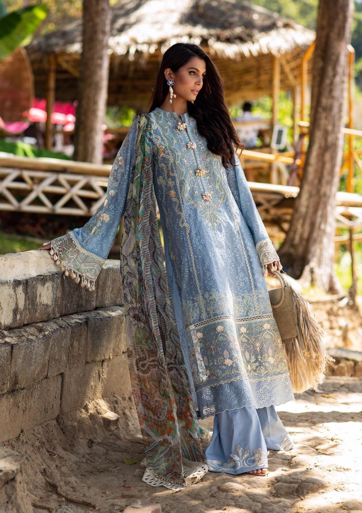 Ansab Jahangir Zoha Luxury Lawn'23 AJLL-10(Plumeria)