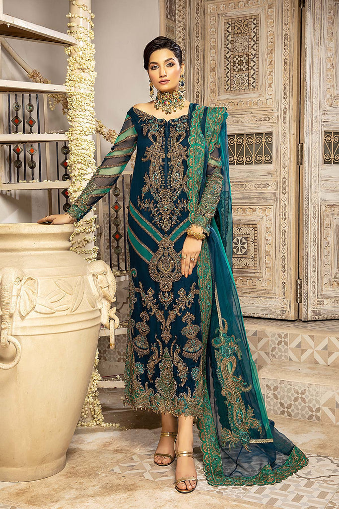 Charizma Unstitched Formal Chiffon Collection DJ22-03