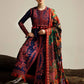 Hussain Rehar Winter Shawl Khaddar'23 Cerulean